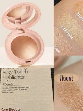 💫Face Need💫BNIB Rare Beauty Fullsize FLAUNT Silky Touch Powder Highlighter!$28